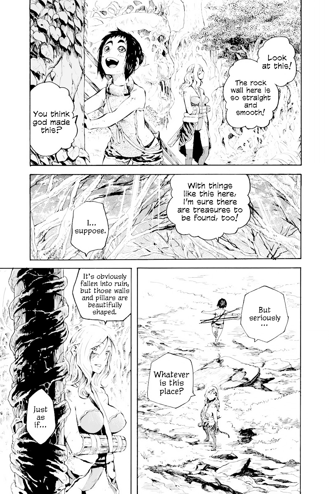 Genshi Otome to Kami no Tou Chapter 2 page 7 - Chapter 2: The Treasure of Wishes (Second Half)