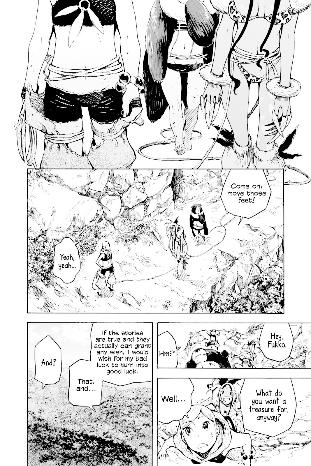 Genshi Otome to Kami no Tou Chapter 4 page 22 - Chapter 4: The Treasure of Good Fortune (First Half)
