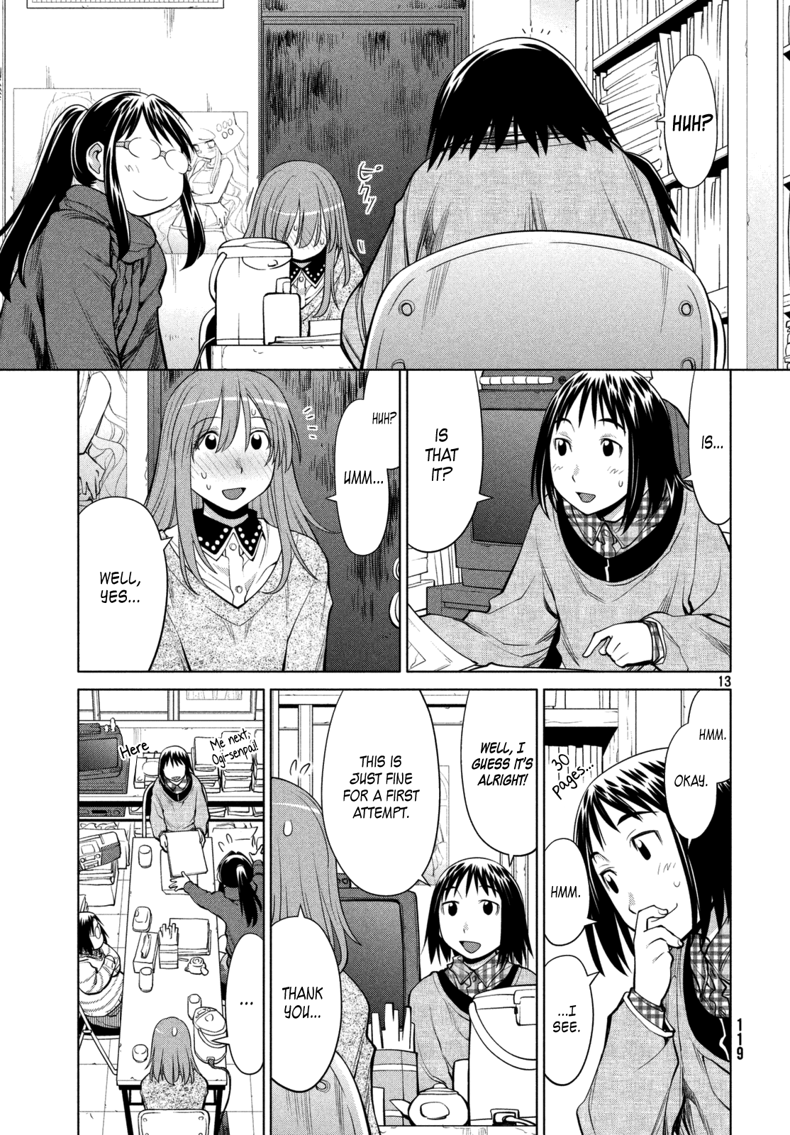 Genshiken Nidaime - The Society for the Study of Modern Visual Culture II Chapter 104 page 13 - Chapter 104: See You for the First Time