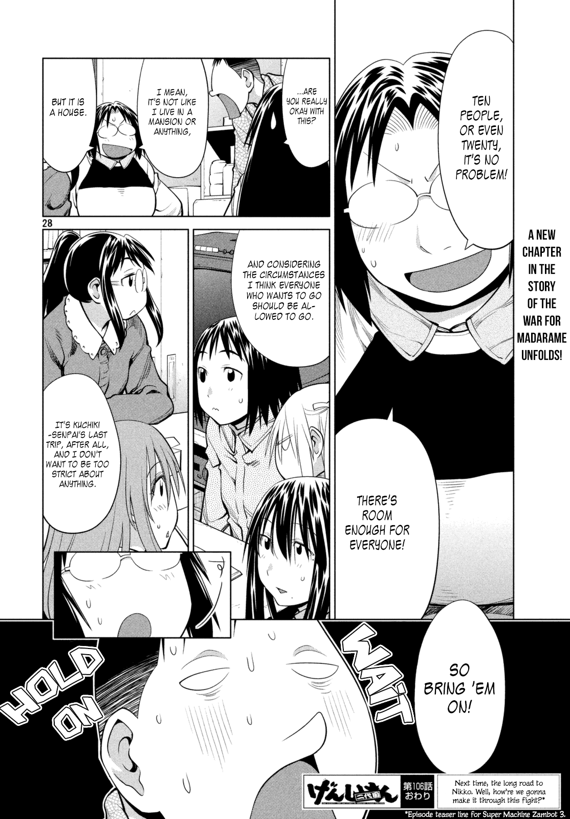 Genshiken Nidaime - The Society for the Study of Modern Visual Culture II Chapter 106 page 28 - Chapter 106: The Bush Warbler Remains Silent
