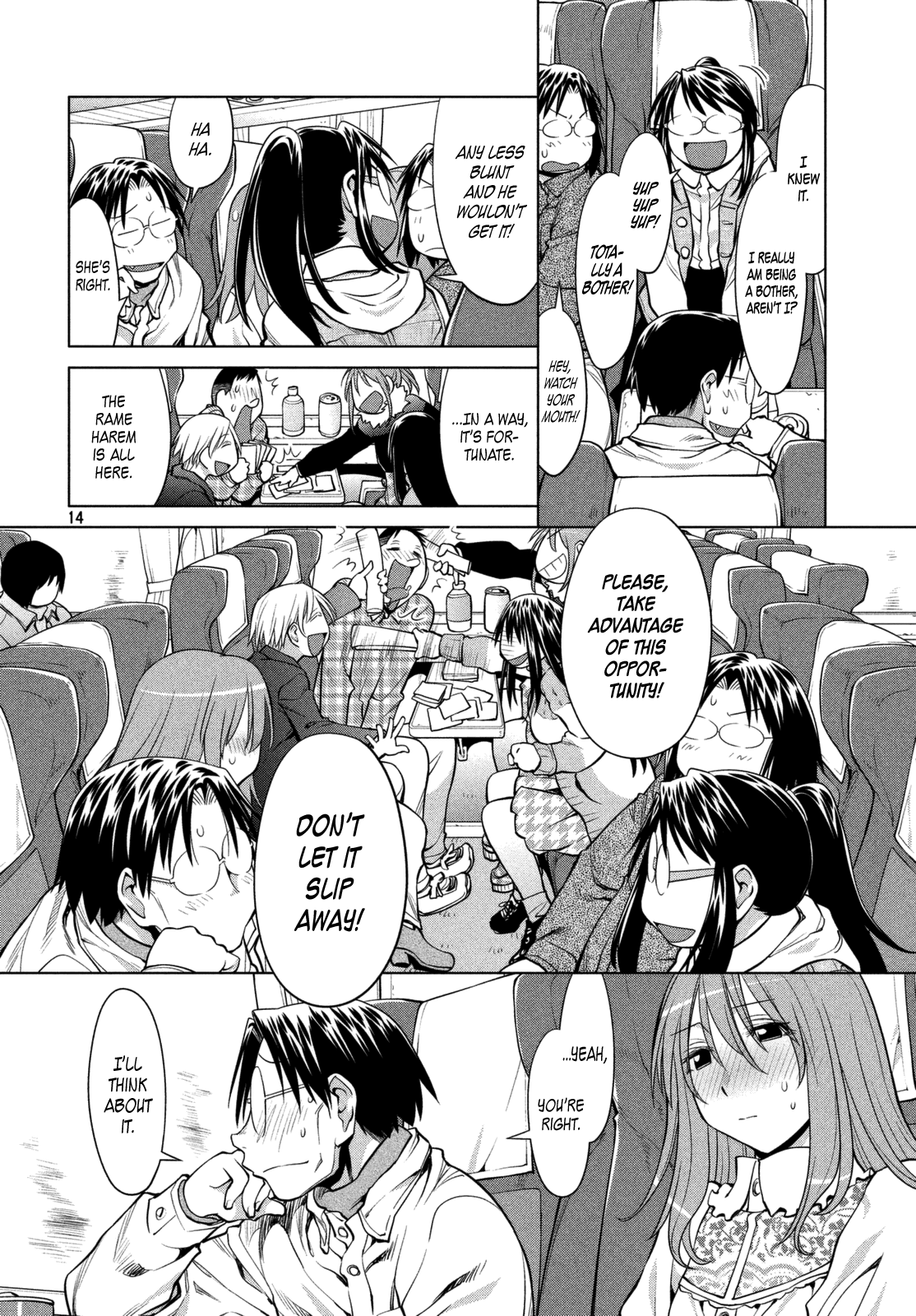 Genshiken Nidaime - The Society for the Study of Modern Visual Culture II Chapter 107 page 14 - Chapter 107: From a Tobu Line Rail Car