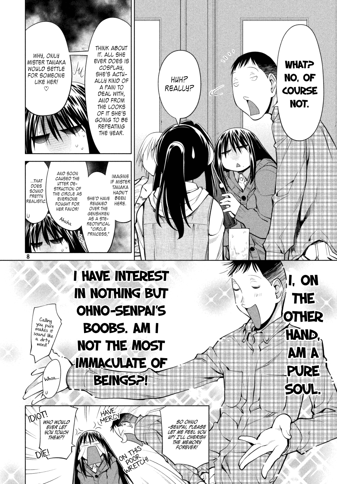 Genshiken Nidaime - The Society for the Study of Modern Visual Culture II Chapter 109 page 8 - Chapter 109: If that's proof that you can do anything, then is this proof that you can do nothing?