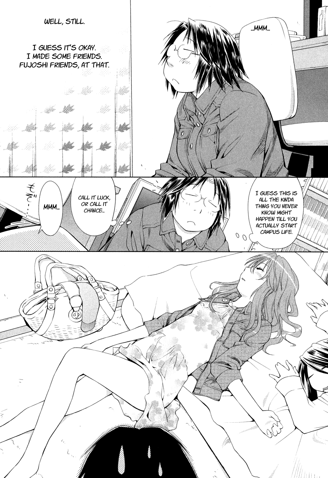 Genshiken Nidaime - The Society for the Study of Modern Visual Culture II Chapter 58 page 15 - Chapter 58: Over My Legs