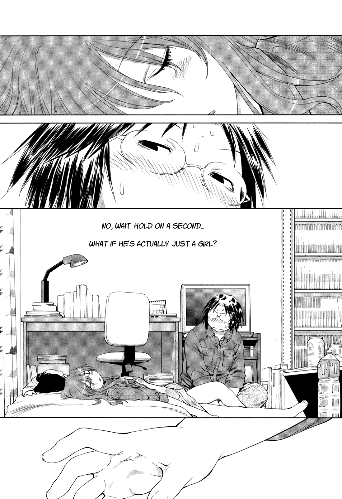 Genshiken Nidaime - The Society for the Study of Modern Visual Culture II Chapter 58 page 19 - Chapter 58: Over My Legs