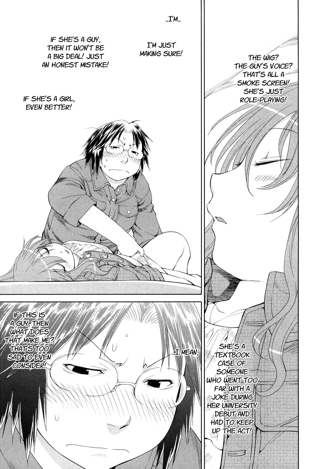 Genshiken Nidaime - The Society for the Study of Modern Visual Culture II Chapter 58 page 21 - Chapter 58: Over My Legs