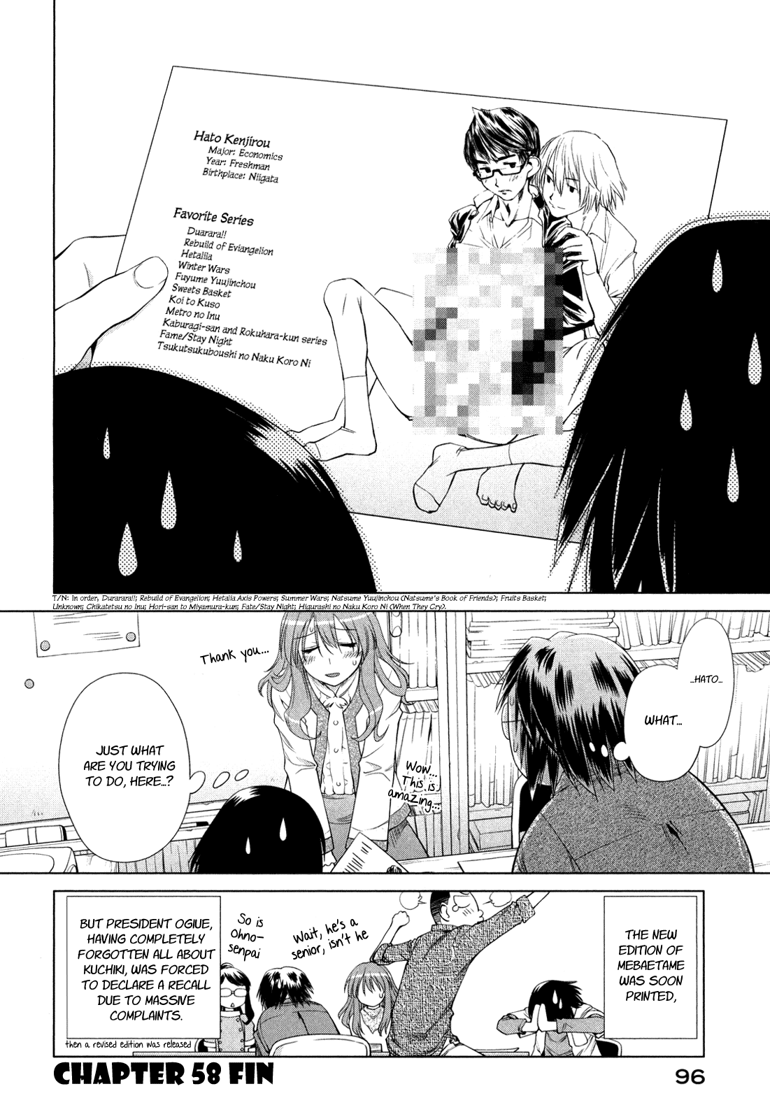 Genshiken Nidaime - The Society for the Study of Modern Visual Culture II Chapter 58 page 28 - Chapter 58: Over My Legs