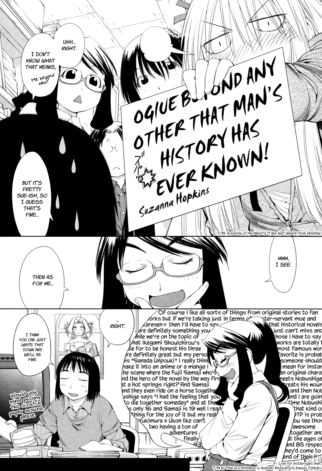 Genshiken Nidaime - The Society for the Study of Modern Visual Culture II Chapter 58 page 5 - Chapter 58: Over My Legs
