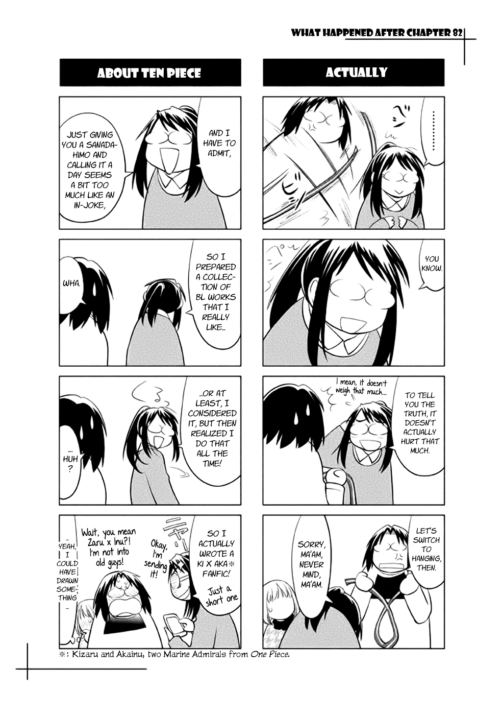 Genshiken Nidaime - The Society for the Study of Modern Visual Culture II Chapter 82 page 27 - Chapter 82: Crossfire