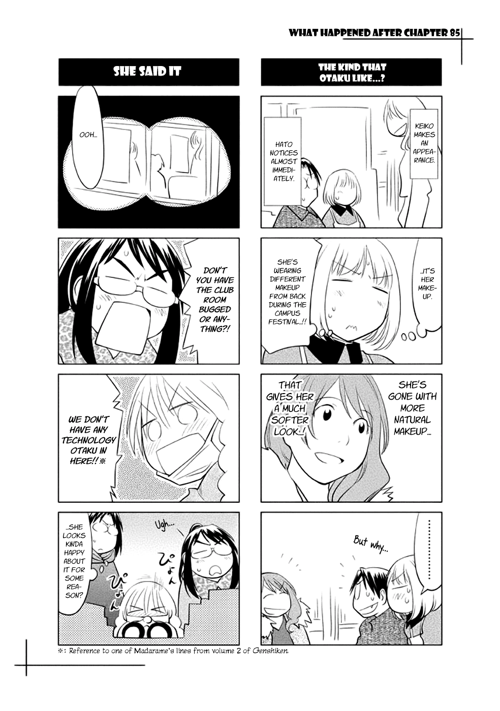 Genshiken Nidaime - The Society for the Study of Modern Visual Culture II Chapter 85 page 28 - Chapter 85: Candid Camera for Three