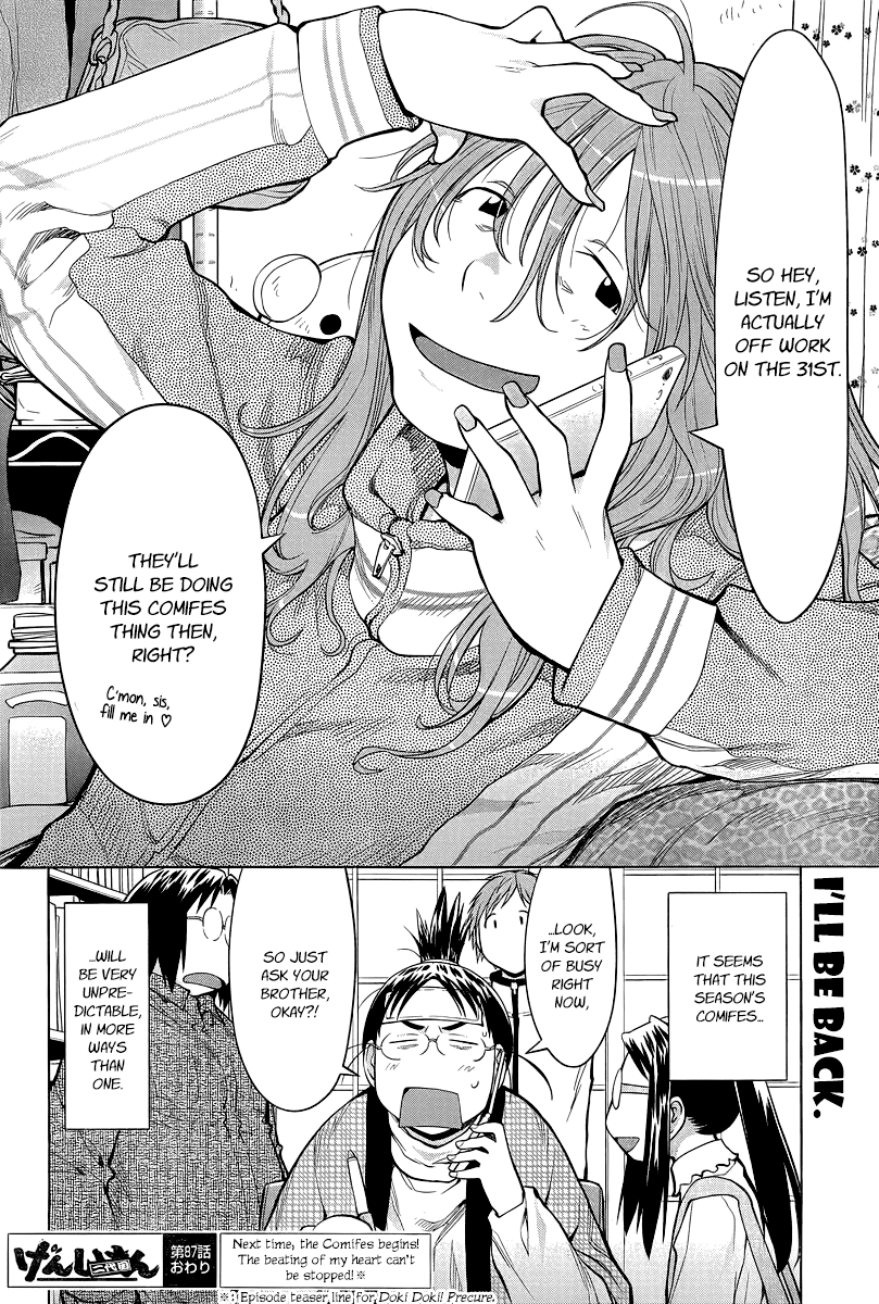 Genshiken Nidaime - The Society for the Study of Modern Visual Culture II Chapter 87 page 22 - Chapter 87: Something's Coming