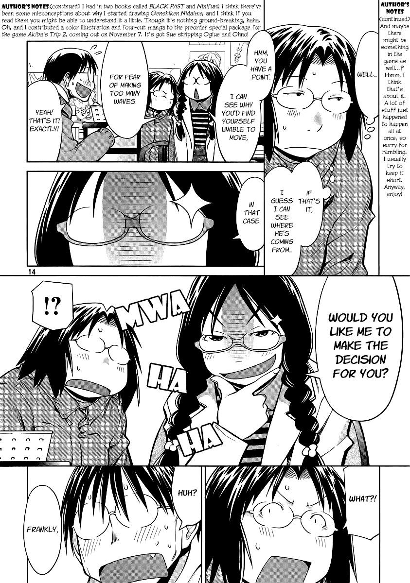 Genshiken Nidaime - The Society for the Study of Modern Visual Culture II Chapter 93 page 14 - Chapter 93: The 128mm Cannon Between My Legs Remains Just a 37mm Cannon