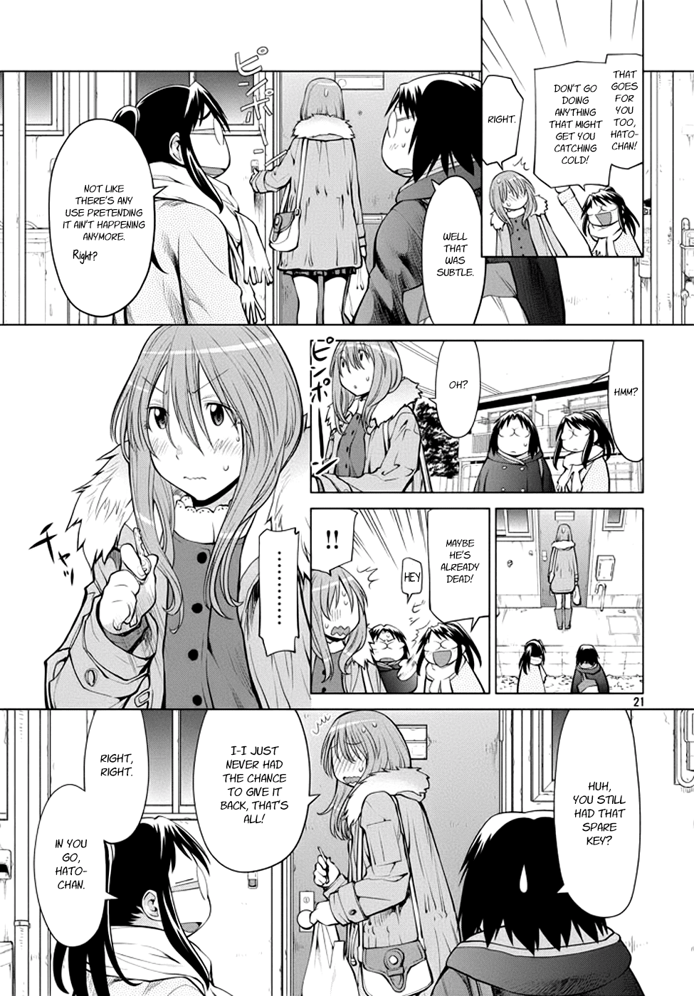 Genshiken Nidaime - The Society for the Study of Modern Visual Culture II Chapter 97 page 21 - Chapter 97: Moving