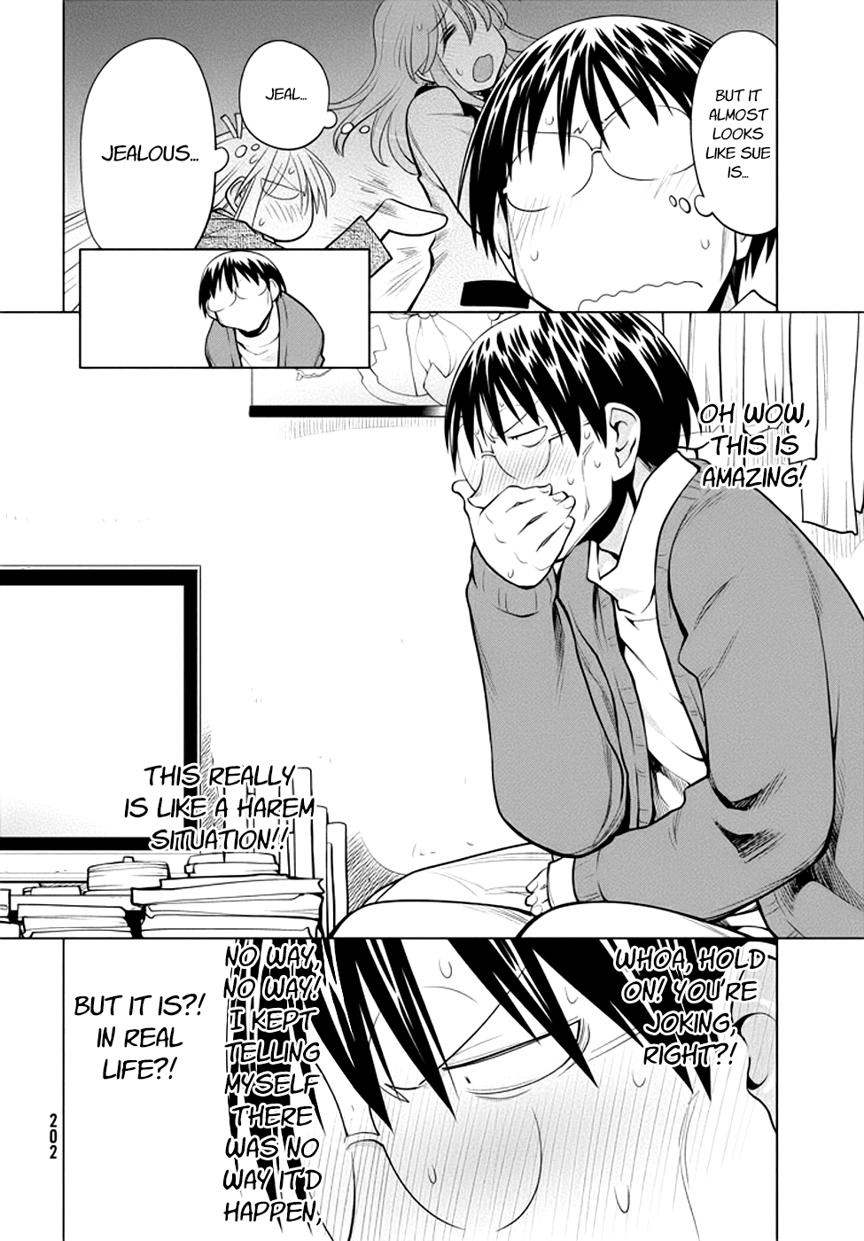 Genshiken Nidaime - The Society for the Study of Modern Visual Culture II Chapter 98 page 14 - Chapter 98: This Side and That of the Harem Borderline