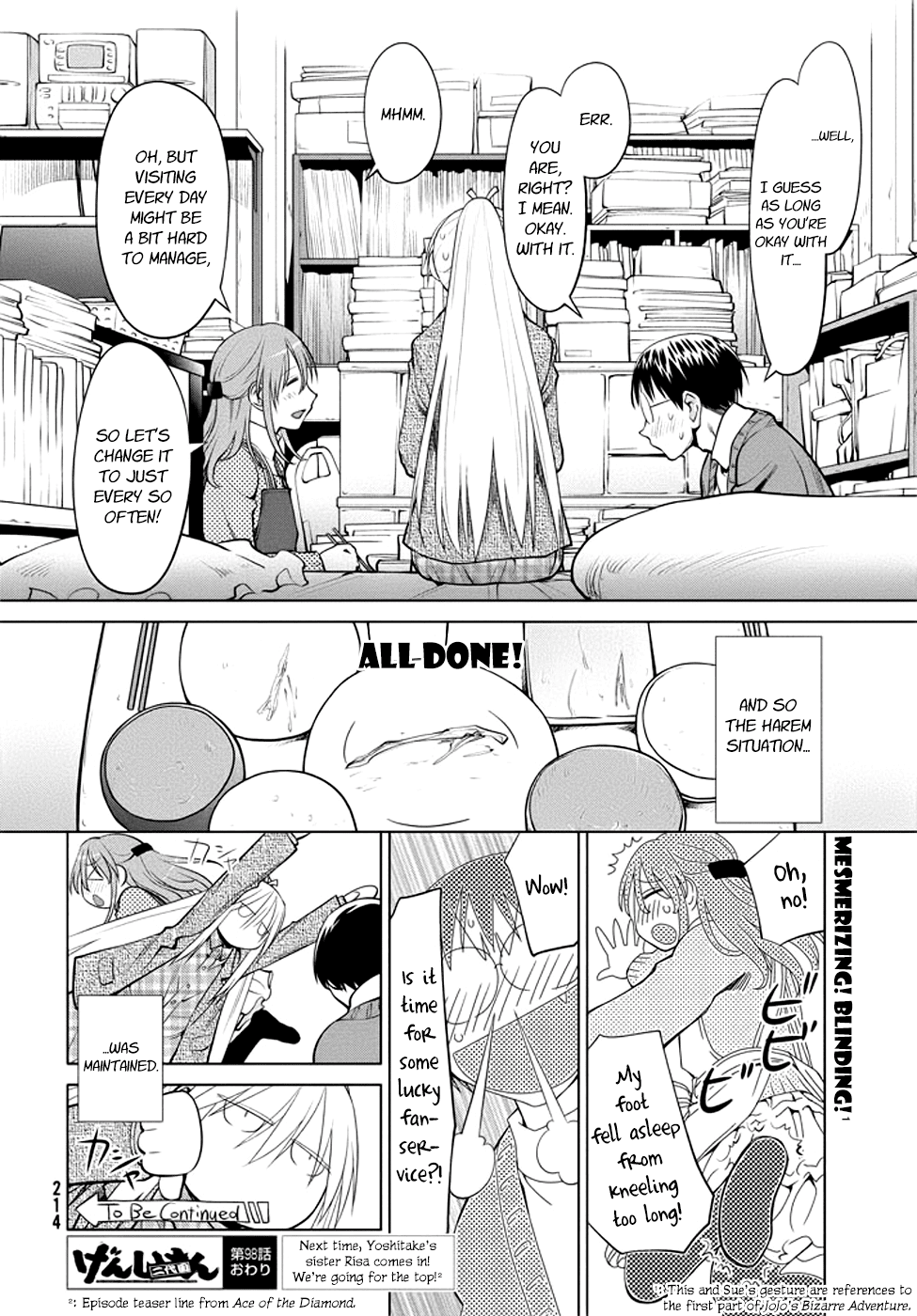 Genshiken Nidaime - The Society for the Study of Modern Visual Culture II Chapter 98 page 26 - Chapter 98: This Side and That of the Harem Borderline