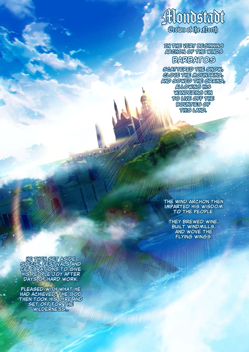 Genshin Impact Chapter 0 page 14 - Chapter 0: Prologue: Songs of the Wind