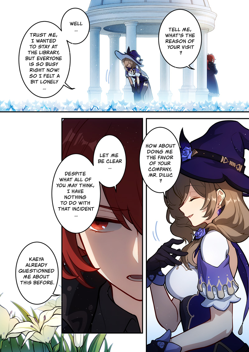 Genshin Impact Chapter 7 page 2 - Chapter 7: Dusty Chest (part 1)