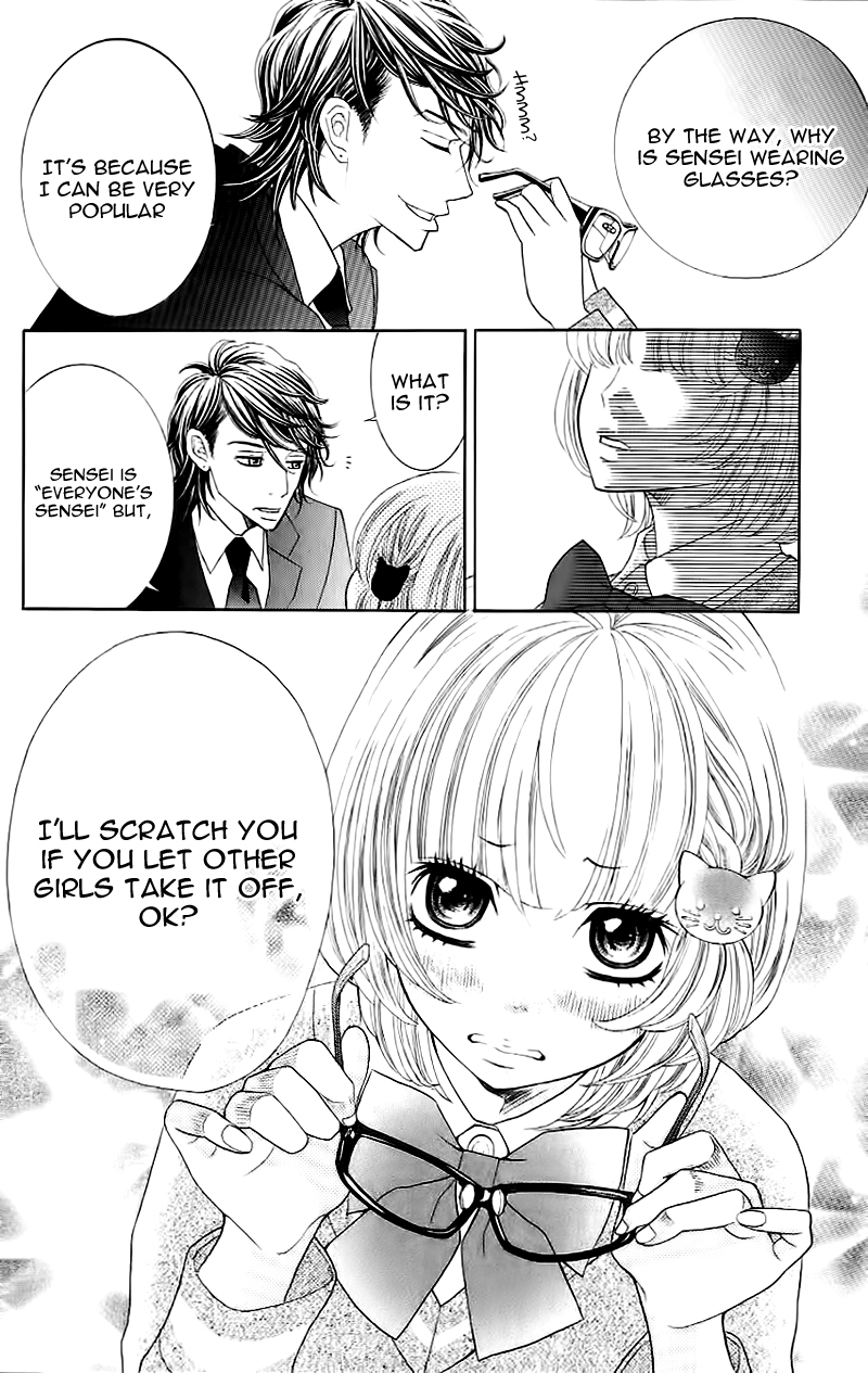 Gensoku Tsundere Danshi Ikenai Sensei Chapter 3.2 page 11 - Chapter 3 v2 : Kinkyori Renai - Boku ga Megane o Shiteru Wake, by Mikimoto Rin