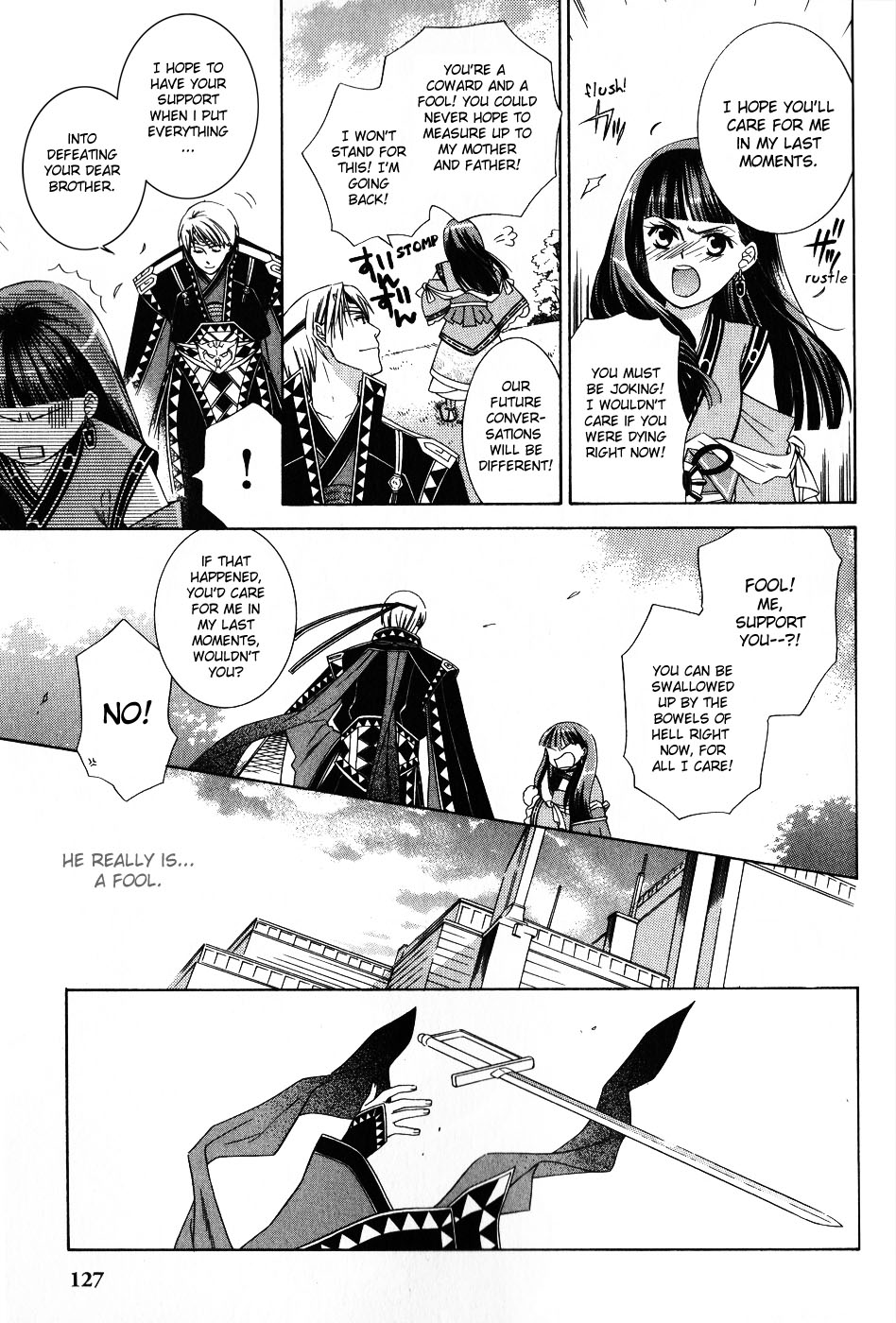 Gensou Suikoden 5 Anthology Chapter 14.2 page 9 - Chapter 14 v2 : The Secret, by Mizuki Fujuu
