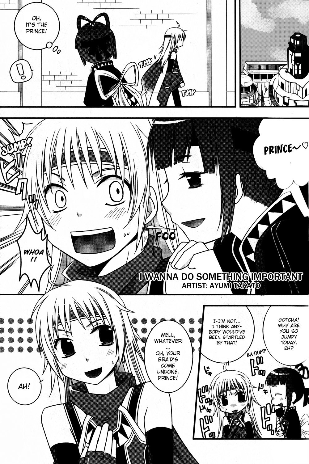 Gensou Suikoden 5 Anthology Chapter 18.2 page 1 - Chapter 18 v2 : I Wanna Do Something Important, by Ayumi Takato