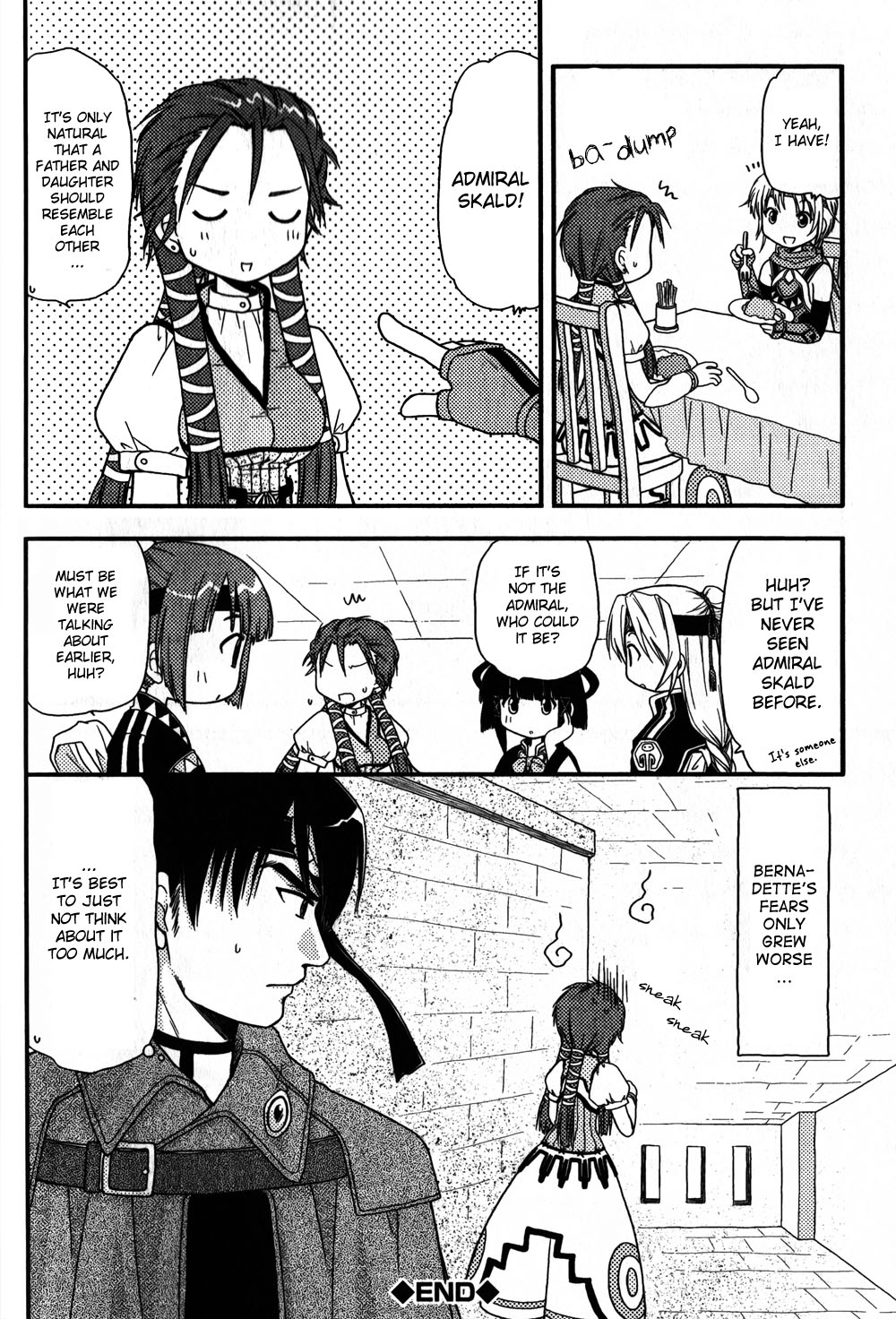 Gensou Suikoden 5 Anthology Chapter 20.2 page 8 - Chapter 20 v2 : There's Another One?!, by Tomoi Mizuna