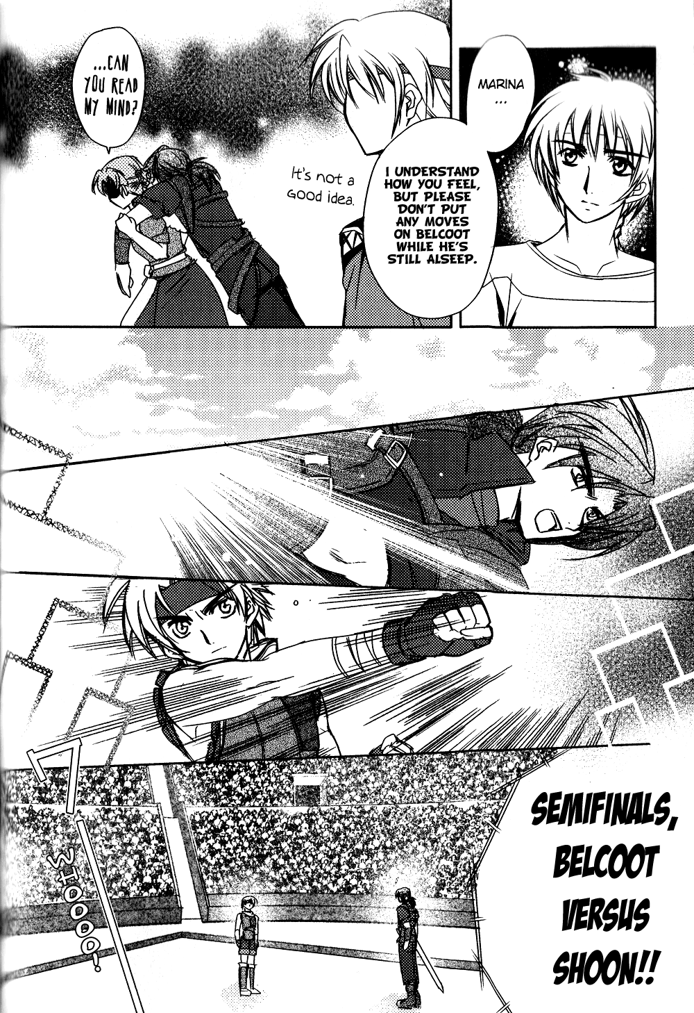 Gensou Suikoden 5 Anthology Chapter 22.2 page 10 - Chapter 22 v2 : Battle of the Good Guys, by Morozumi Junka