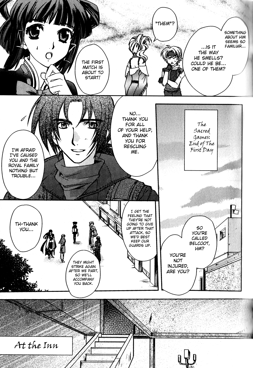 Gensou Suikoden 5 Anthology Chapter 22.2 page 5 - Chapter 22 v2 : Battle of the Good Guys, by Morozumi Junka