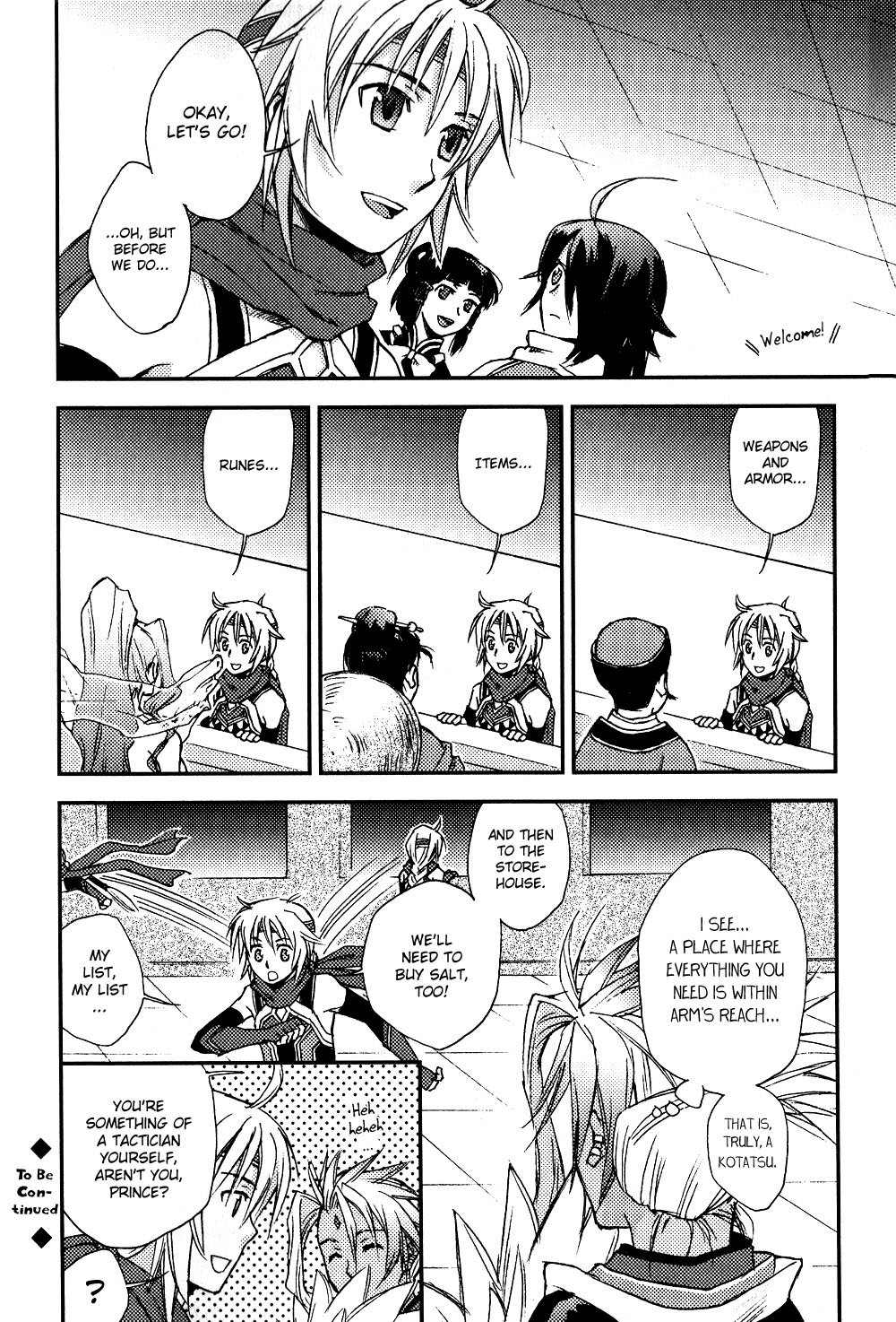 Gensou Suikoden 5 Anthology Chapter 25.2 page 6 - Chapter 25 v2 : The Tactician, by Kuroi M