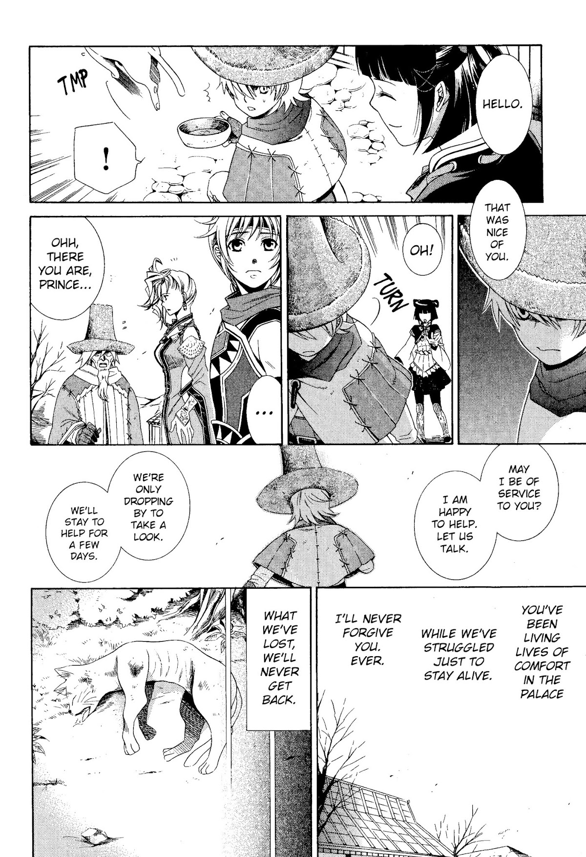 Gensou Suikoden 5 Anthology Chapter 30.2 page 4 - Chapter 30 v2 : The Light That Shines Down Under [Mizuki Fuuju]