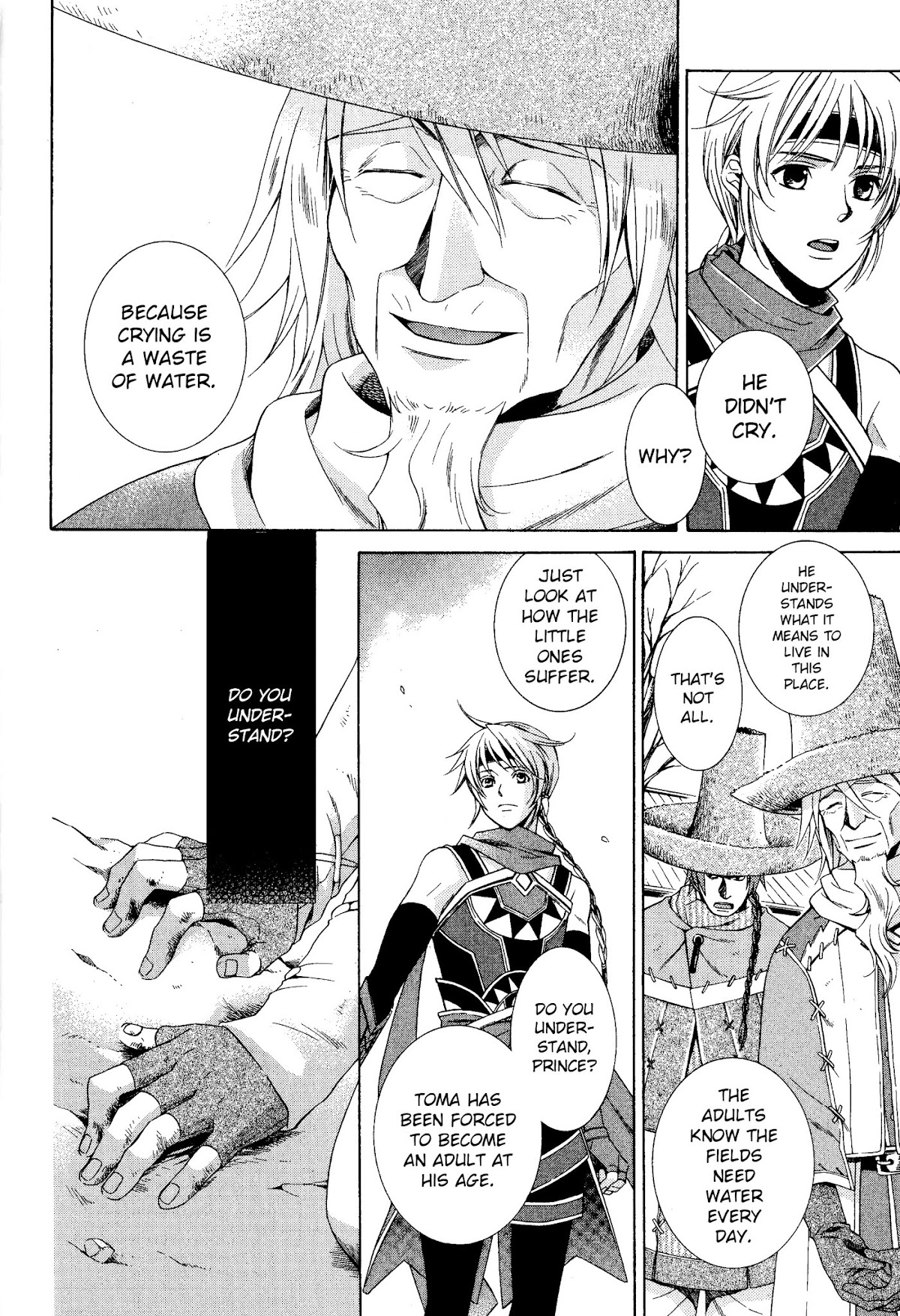 Gensou Suikoden 5 Anthology Chapter 30.2 page 6 - Chapter 30 v2 : The Light That Shines Down Under [Mizuki Fuuju]