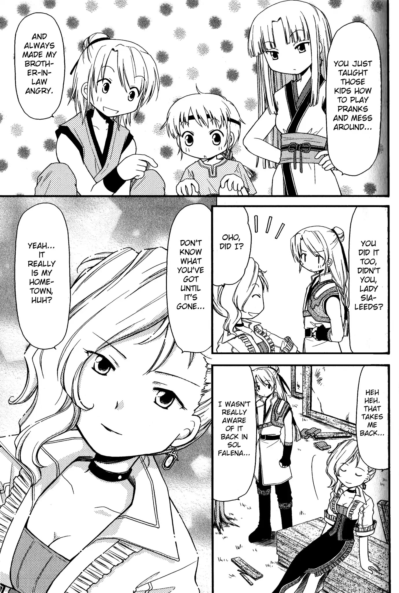 Gensou Suikoden 5 Anthology Chapter 33 page 3 - Chapter 33: Hometown by Mizuna Tomomi