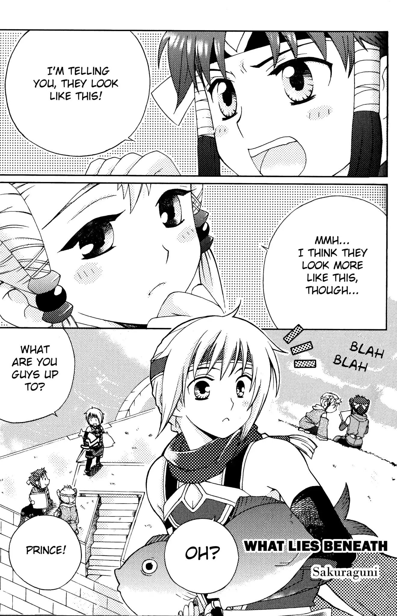 Gensou Suikoden 5 Anthology Chapter 39 page 1 - Chapter 39: What Lies Beneath by Sakuraguni