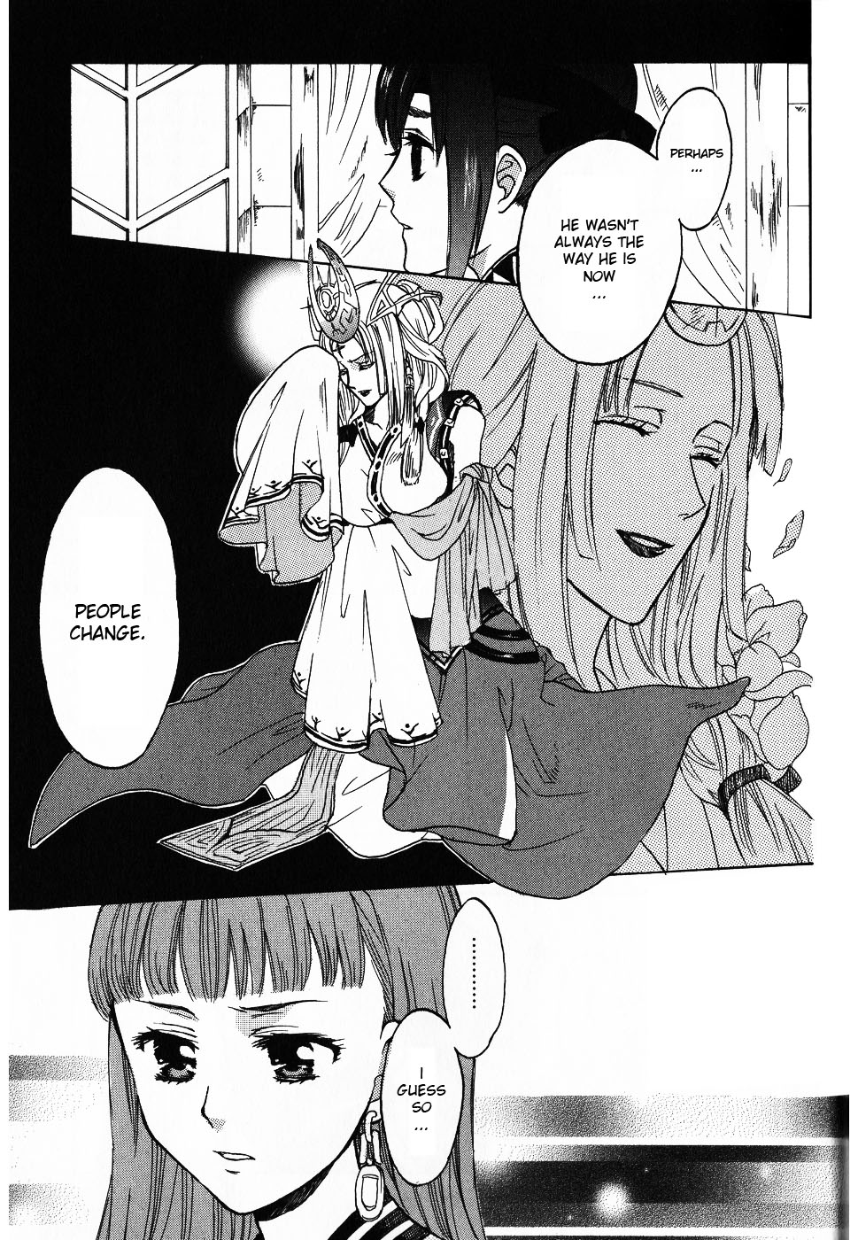 Gensou Suikoden 5 Anthology Chapter 8.2 page 11 - Chapter 8 v2 : Genetics, by Kaori Akatsuki