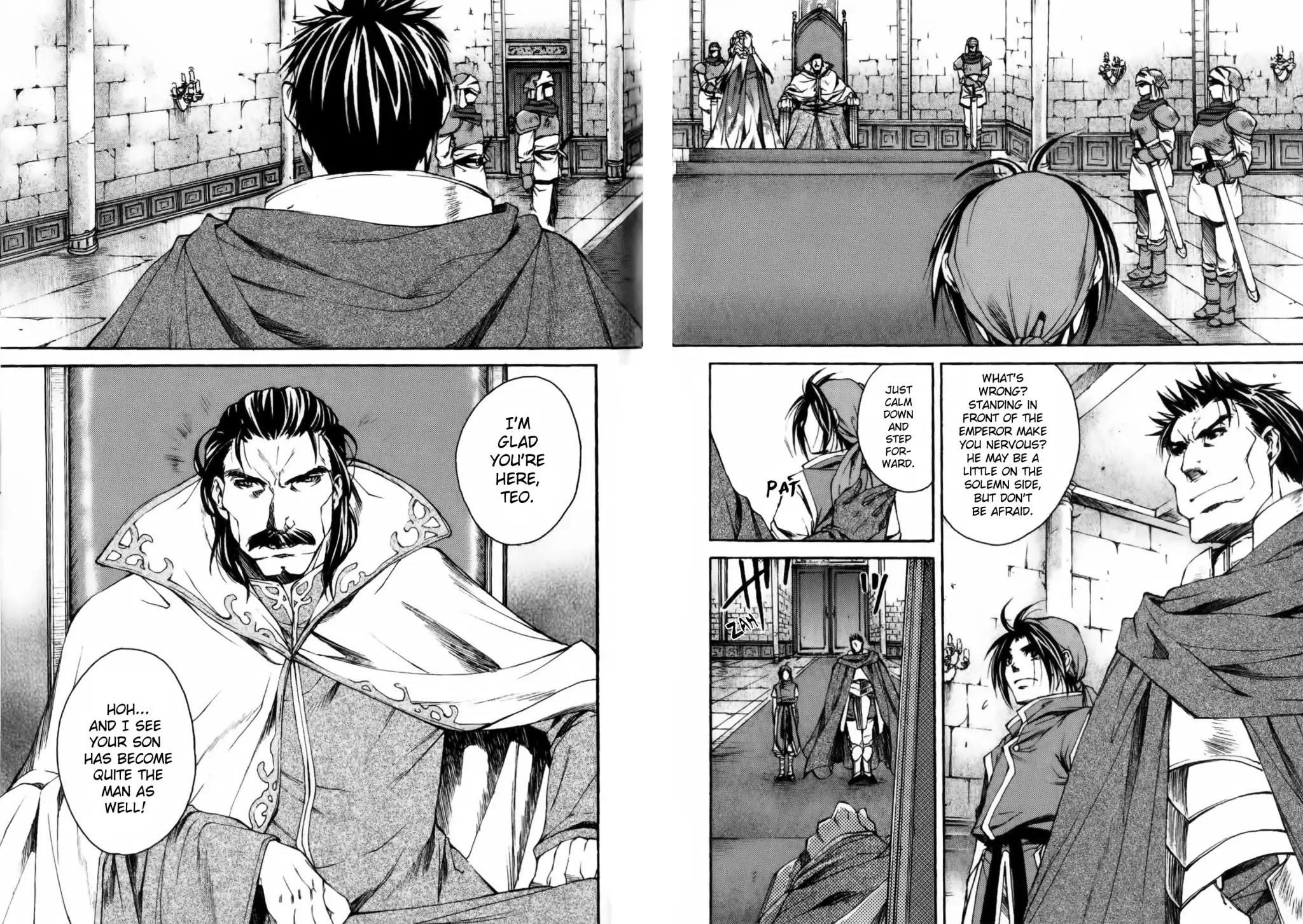 Gensou Suikoden: Uke Tsugareshi Monshou Chapter 1.1 page 14 - Vol.1 Chapter 1