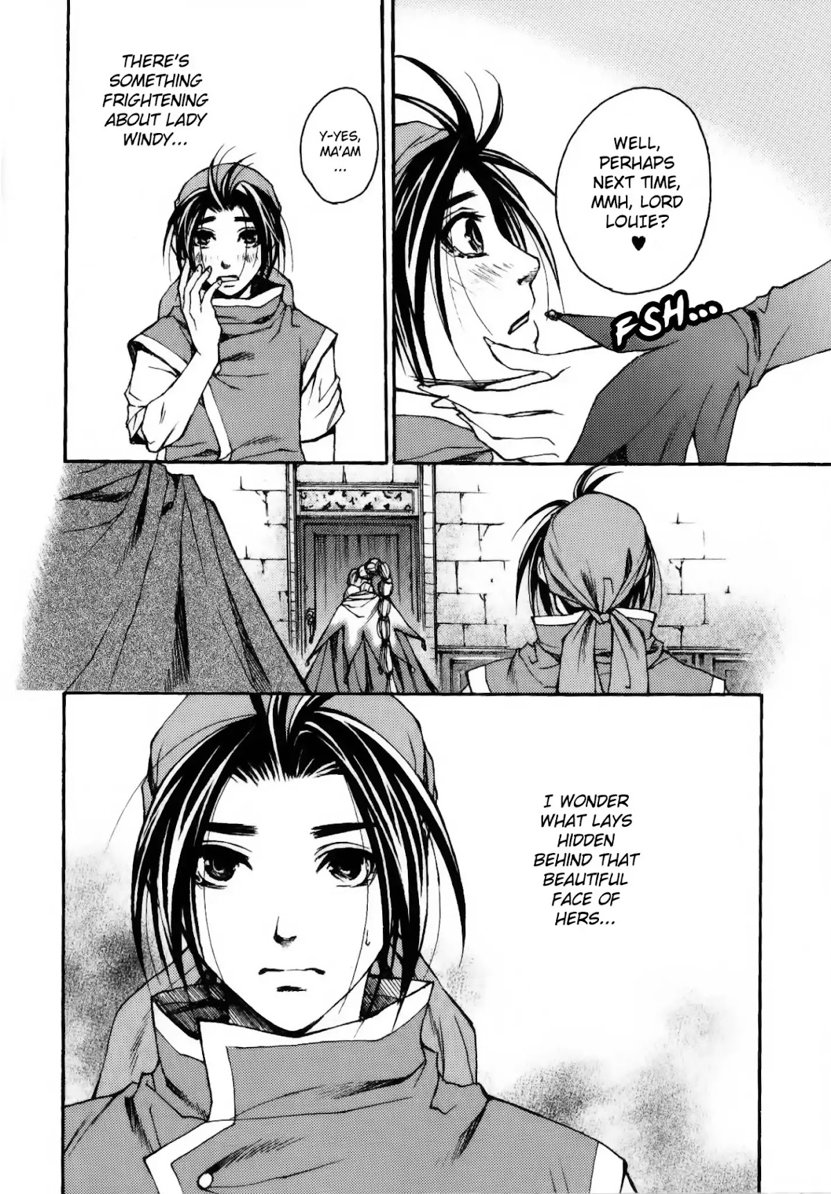Gensou Suikoden: Uke Tsugareshi Monshou Chapter 1.1 page 19 - Vol.1 Chapter 1