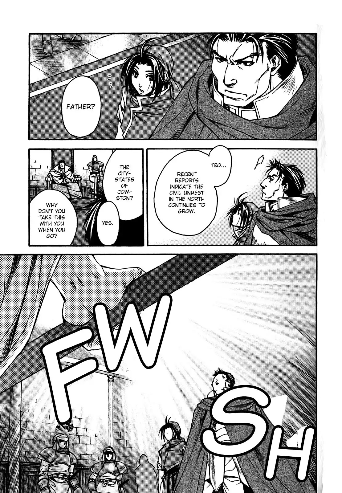 Gensou Suikoden: Uke Tsugareshi Monshou Chapter 1.1 page 20 - Vol.1 Chapter 1