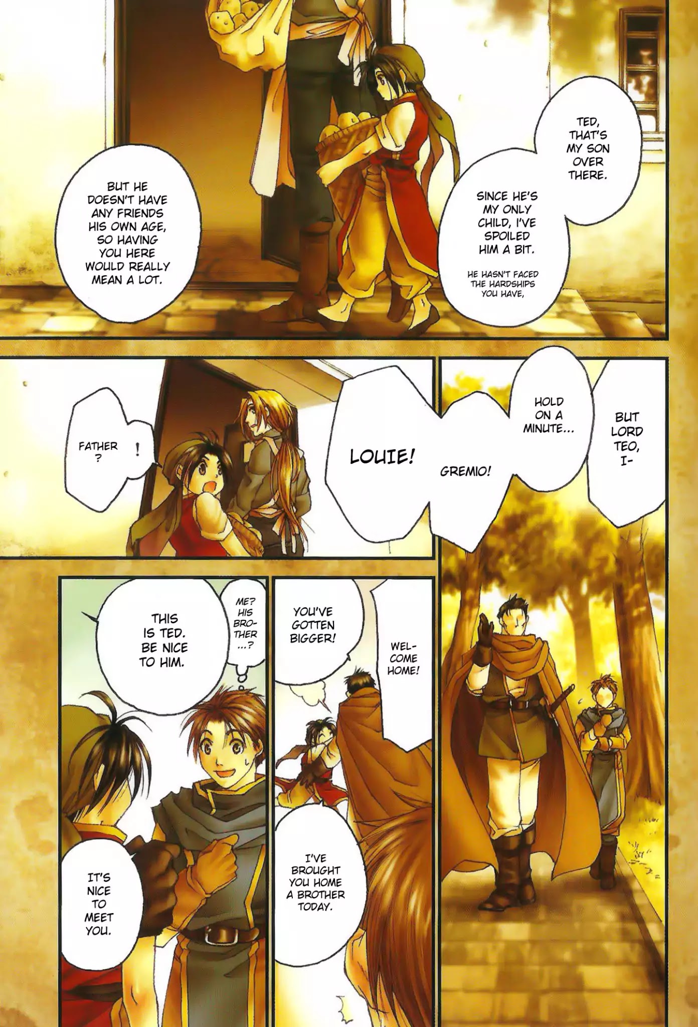 Gensou Suikoden: Uke Tsugareshi Monshou Chapter 1.1 page 4 - Vol.1 Chapter 1