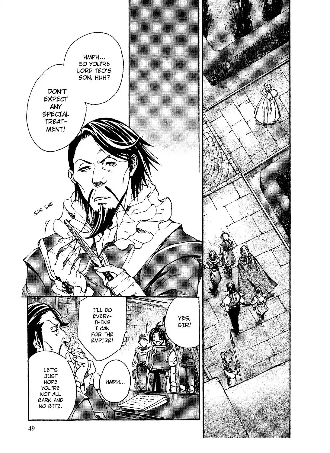 Gensou Suikoden: Uke Tsugareshi Monshou Chapter 1.2 page 24 - Vol.1 Chapter 2