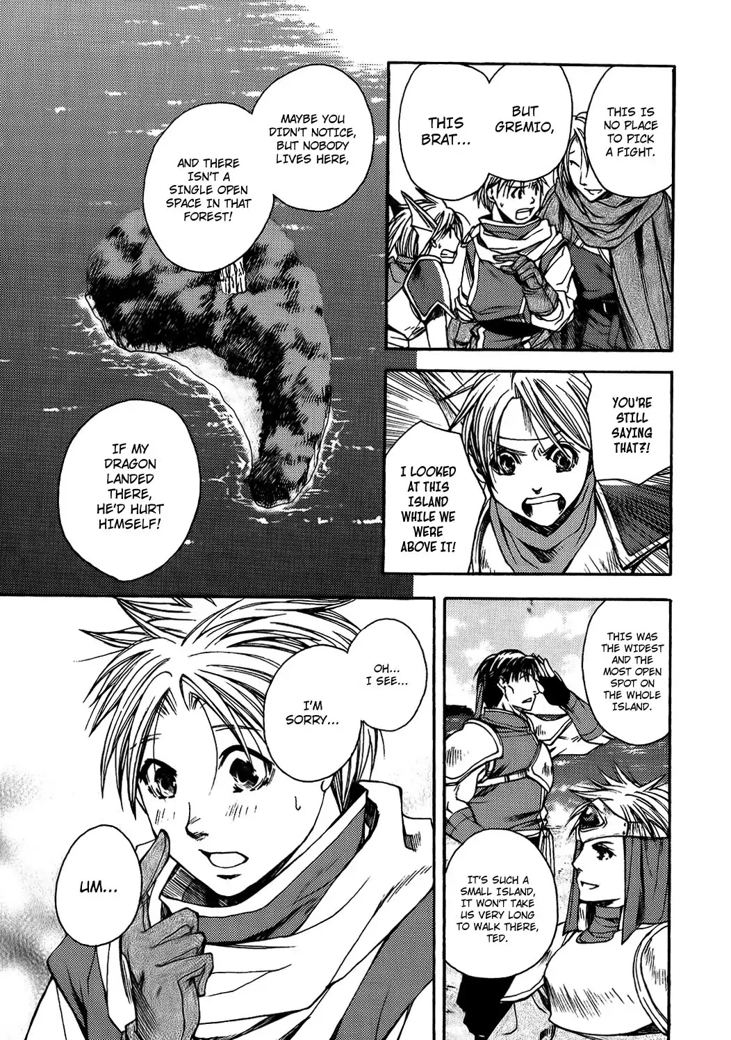 Gensou Suikoden: Uke Tsugareshi Monshou Chapter 1.3 page 14 - Vol.1 Chapter 3