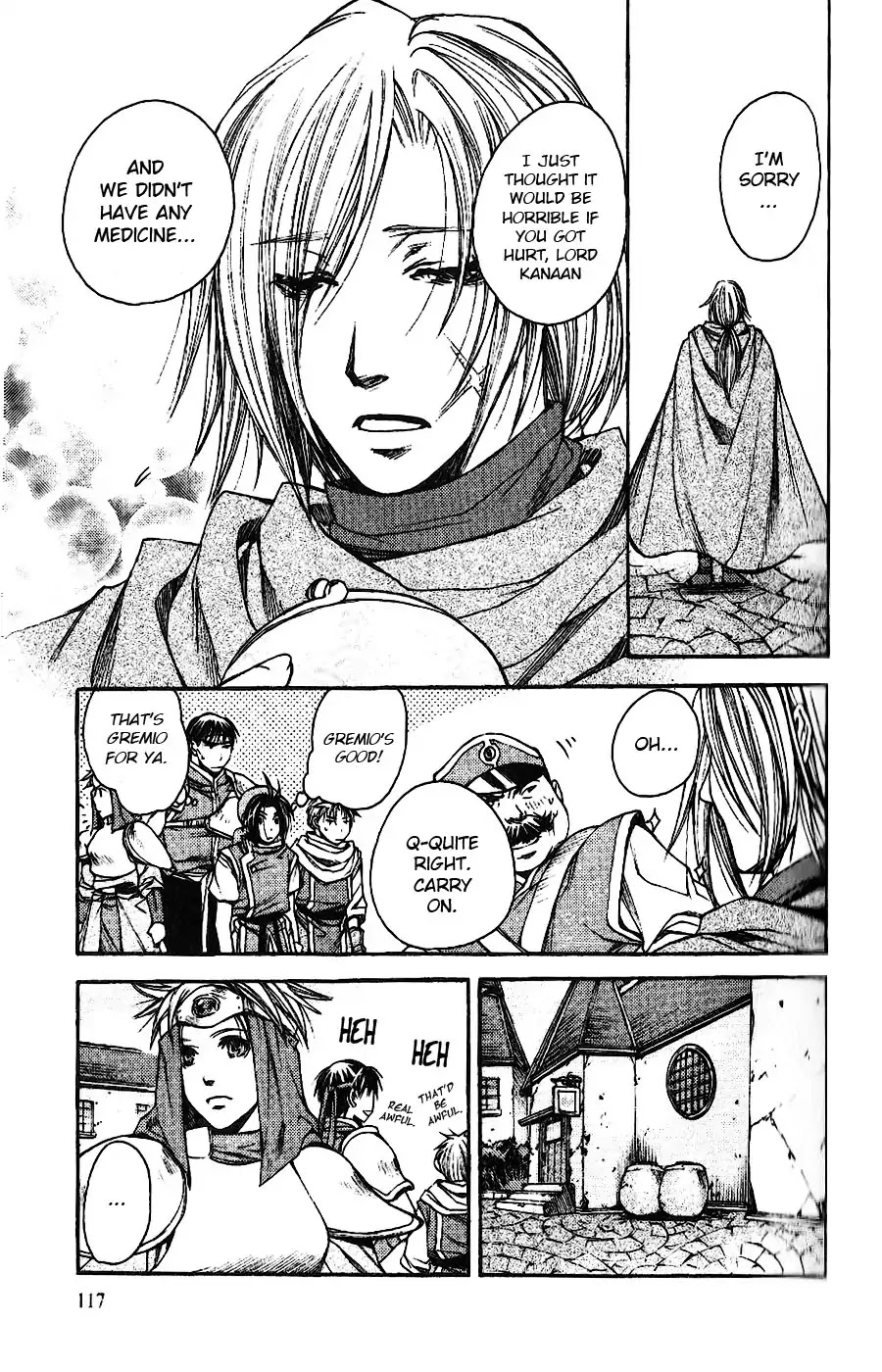 Gensou Suikoden: Uke Tsugareshi Monshou Chapter 1.5 page 13 - Vol.1 Chapter 5