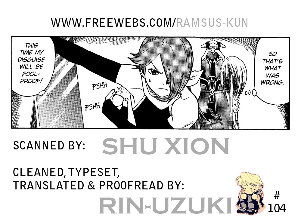 Gensou Suikoden V: 4-Koma Manga Chapter 10 page 13 - Chapter 10 : Everyone Has Something [Kikuchiyo Anko]