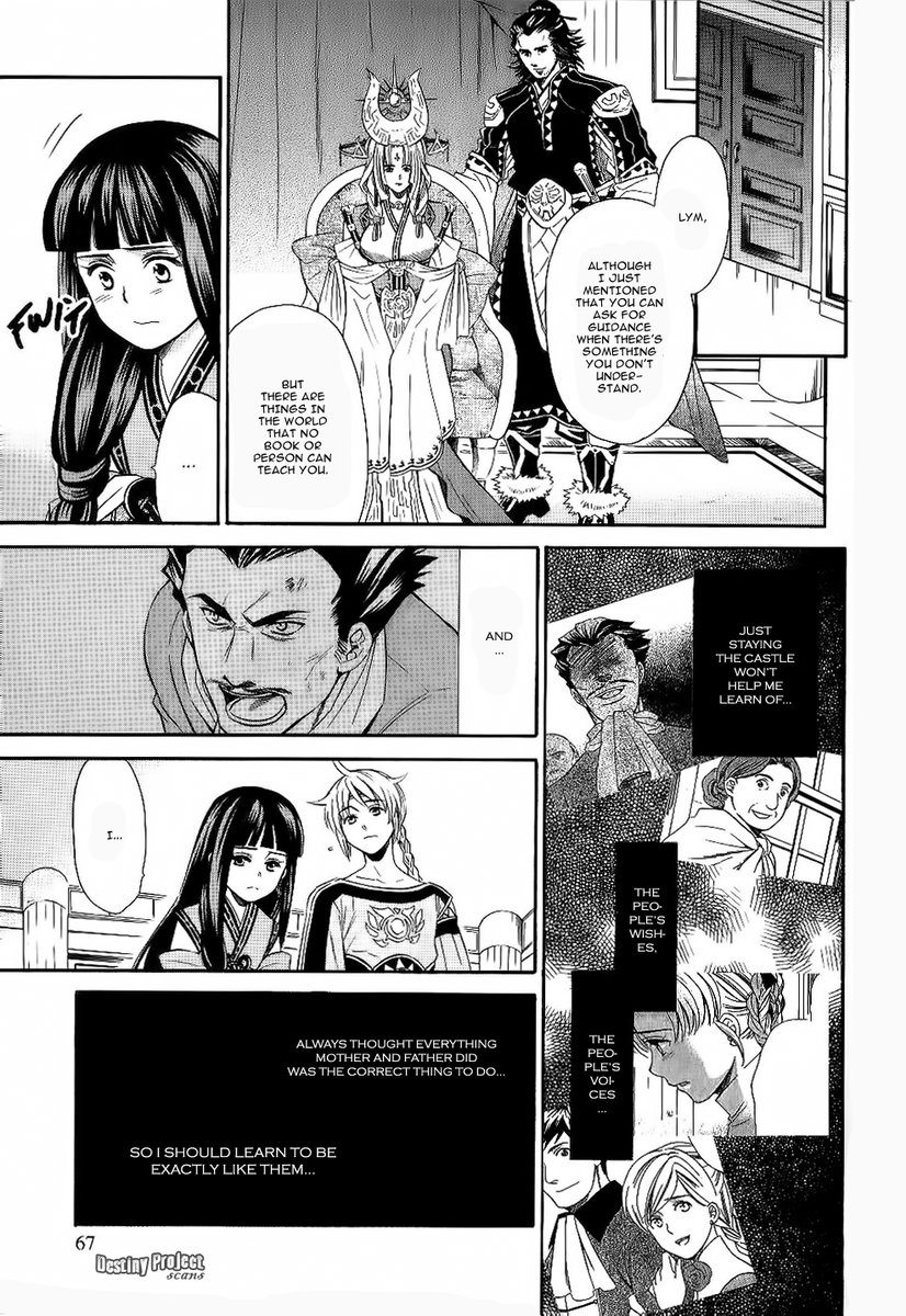 Gensou Suikoden V: Reimei no Shiro Chapter 11 page 34 - Chapter 11