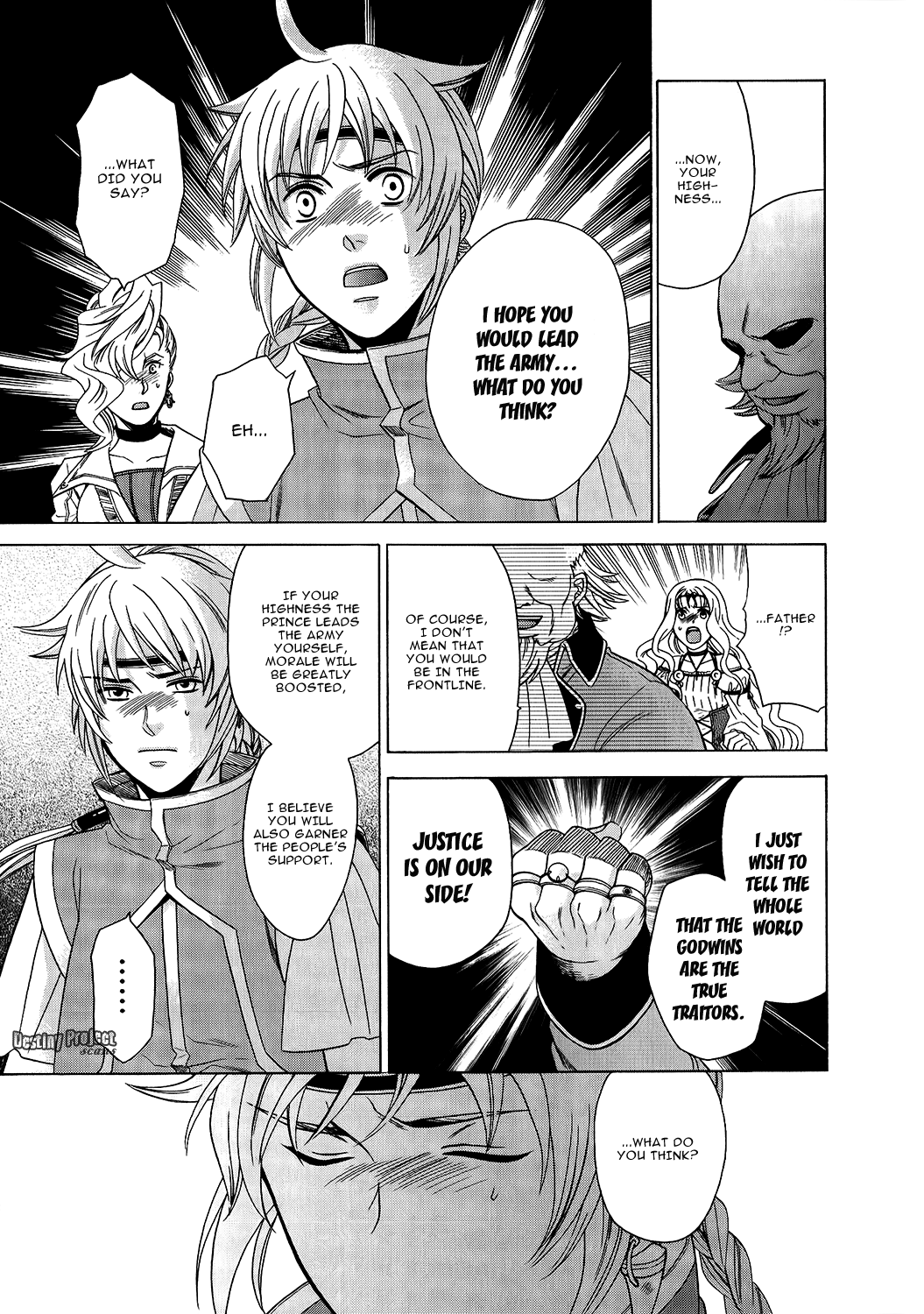 Gensou Suikoden V: Reimei no Shiro Chapter 19 page 11 - Chapter 19: [END]