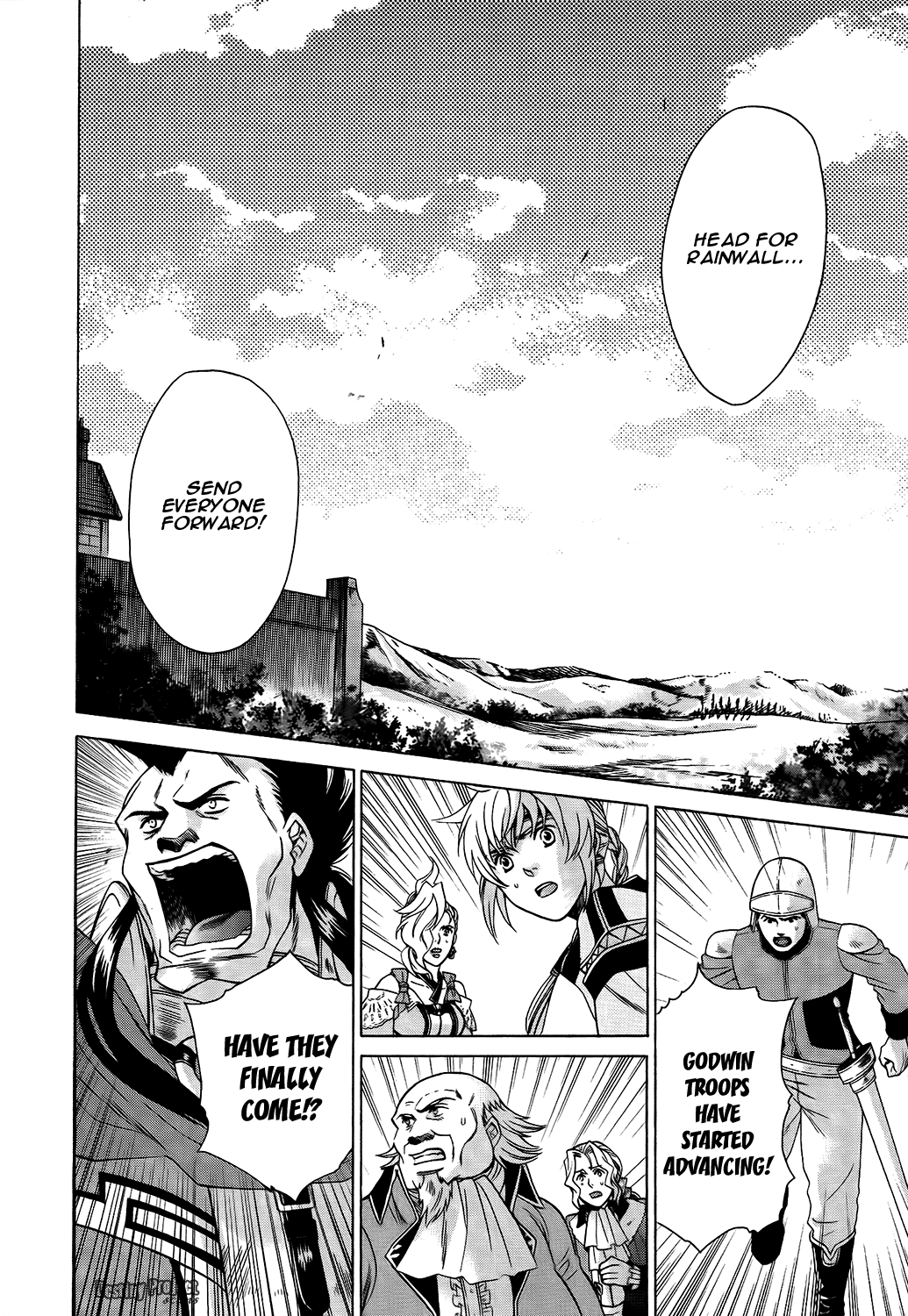 Gensou Suikoden V: Reimei no Shiro Chapter 19 page 14 - Chapter 19: [END]
