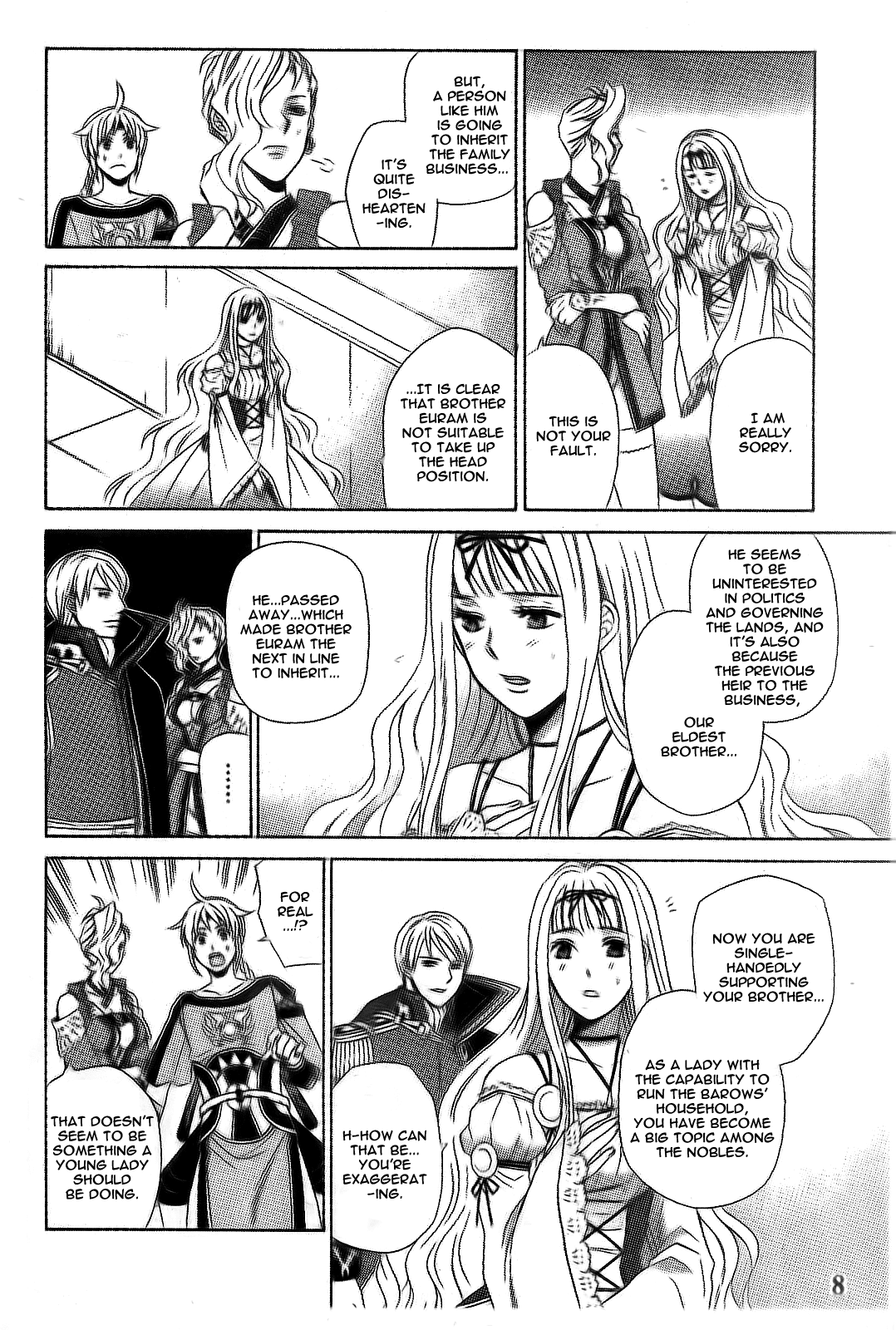 Gensou Suikoden V: Reimei no Shiro Chapter 6 page 8 - Chapter 6