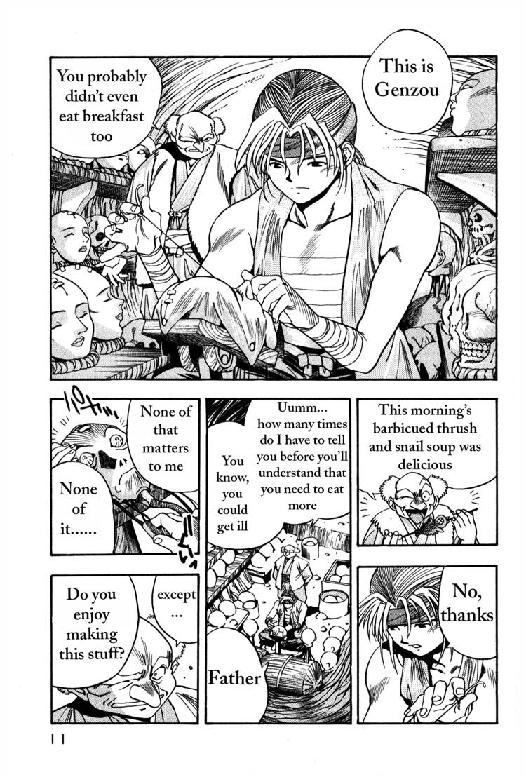 Genzo Hitogata Kiwa Chapter 1.1 page 9 - Vol.1 Chapter 1: Puppet Master, the Fate of the Princess's Wedding