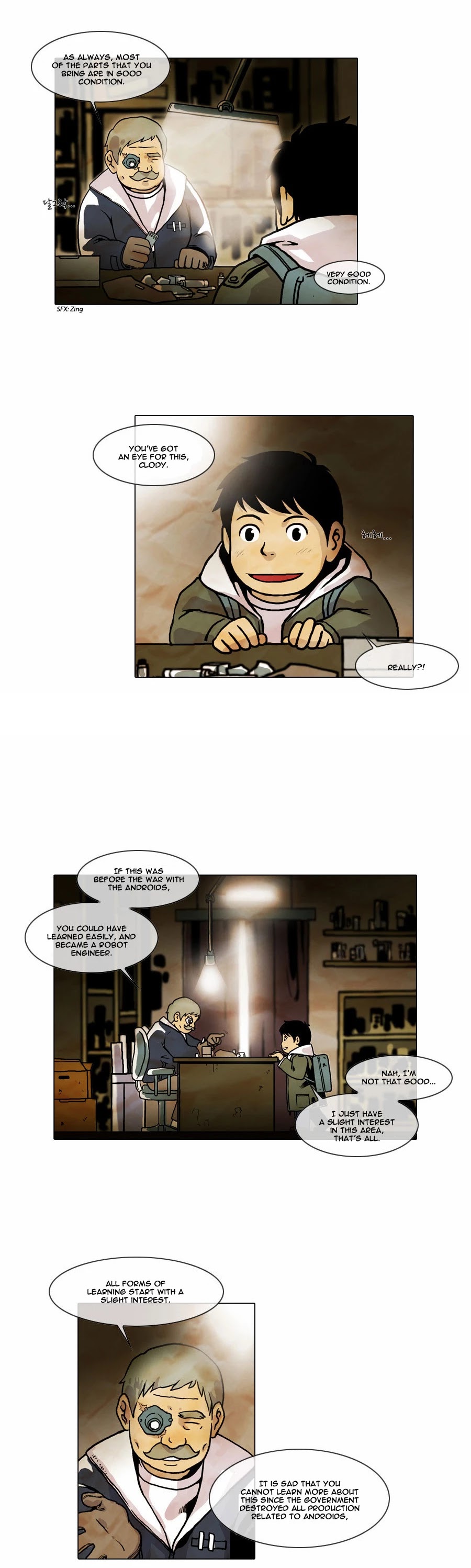 Gepetto Chapter 1.1 page 13 - Volume 1 Chapter 1: Contact (1)