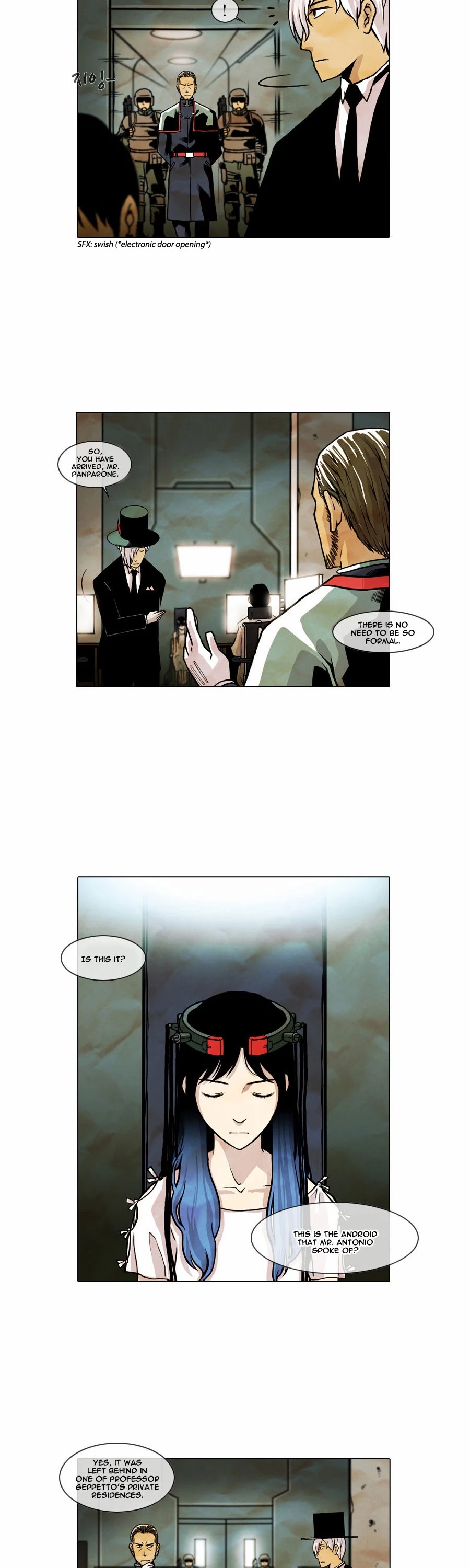 Gepetto Chapter 1.1 page 3 - Volume 1 Chapter 1: Contact (1)