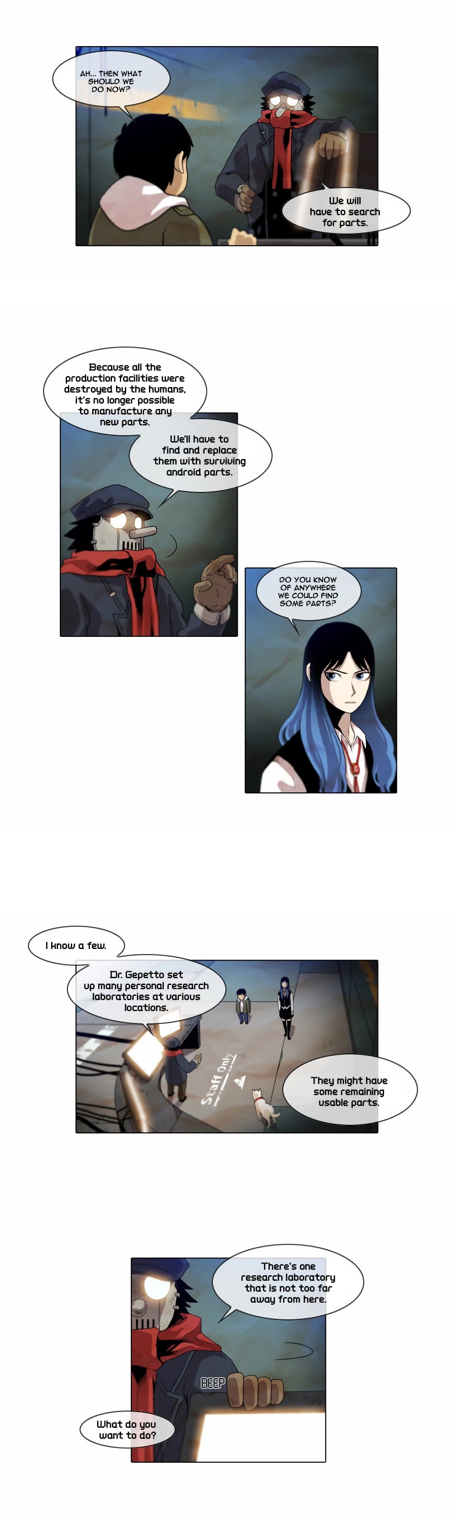 Gepetto Chapter 1.35 page 3 - Volume 1 Chapter 35: Chase (2)