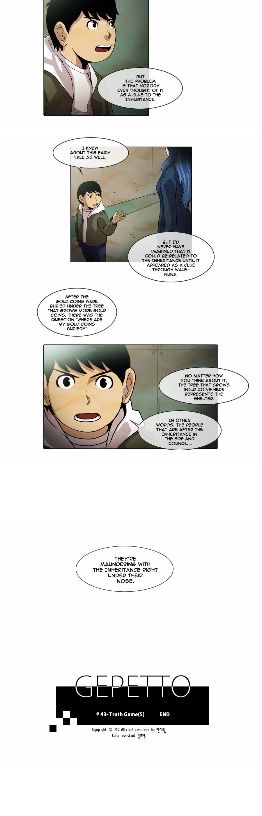 Gepetto Chapter 1.43 page 11 - Volume 1 Chapter 43: Truth Game (5)