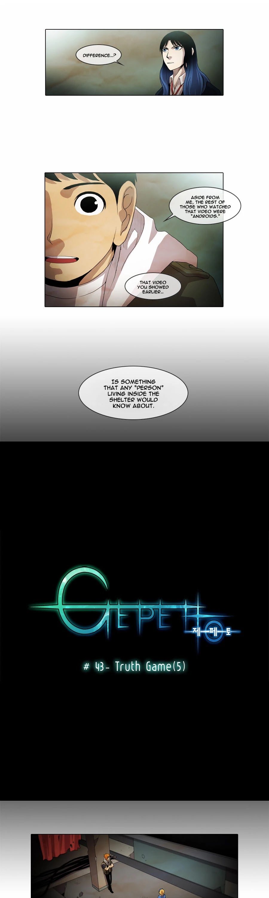 Gepetto Chapter 1.43 page 2 - Volume 1 Chapter 43: Truth Game (5)